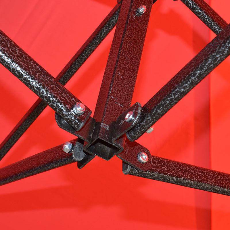 户外雨棚帐篷手动帐篷3乘3广告活动促销印字商用四角折叠加粗加厚