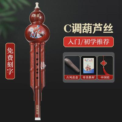 奇美葫芦丝乐器初学者c调防摔b调儿童专业演奏降胡芦丝小学生专用