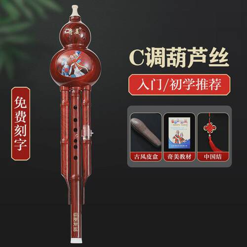 芦葫芦丝乐器初学者c调降b调儿童专业演奏防摔胡奇美丝小学生专用
