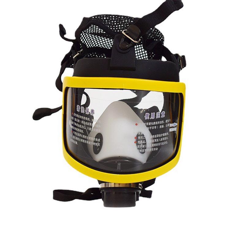 全面式防尘防毒面罩滤毒罐船用喷漆防尘防毒面罩