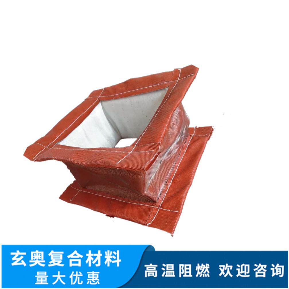 硅胶复合软连接不易于震动可用腐蚀不易老化水泥厂用高温蒙皮