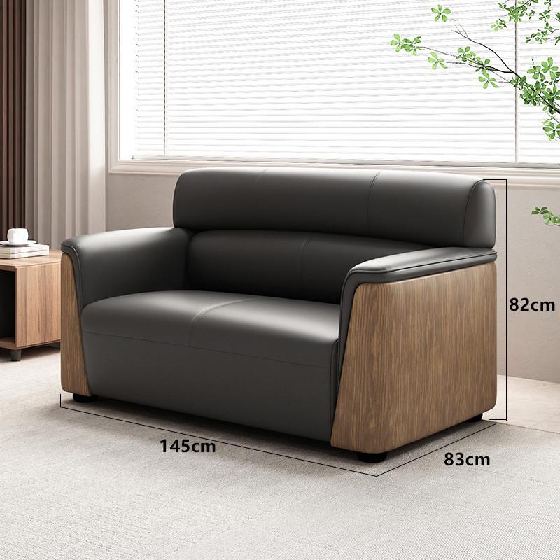 商务接待休息区西皮组合简约现代三人座办公室沙发会客室办公沙发