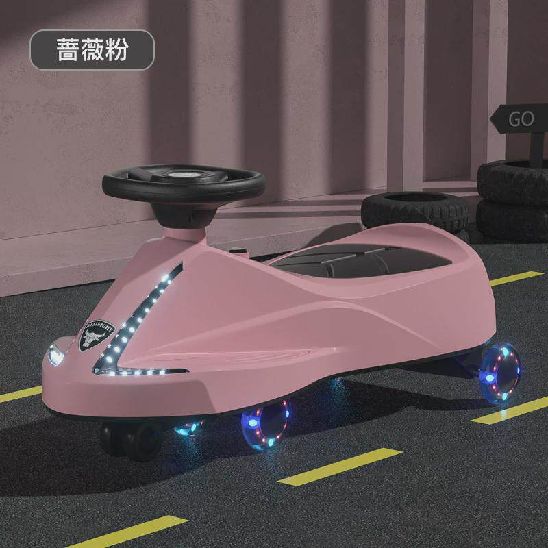 儿童新款滑行车1-3岁男女宝宝可带灯光音乐可防侧翻滑行扭扭车