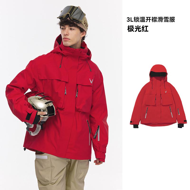 冲锋玩可拓滑雪服雪衣女男3l美式单板专业双板防水vector户外裤冬