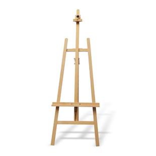 w01e双丰画架1.75米升降后撑榉木牌画板架木制画板广告展示架