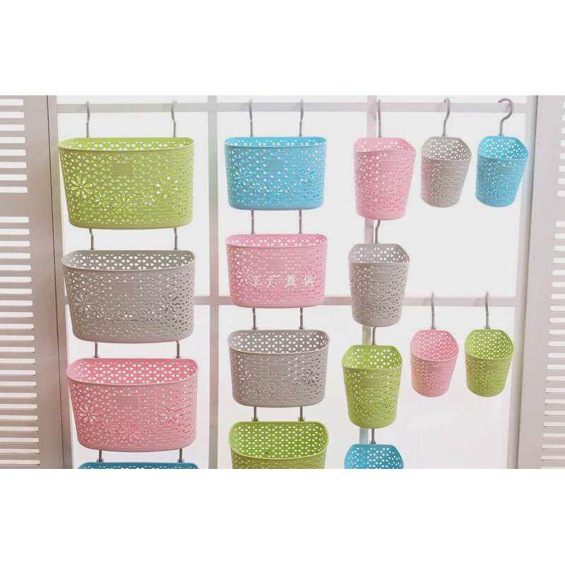时尚悬挂挂钩式挂篮镂空收纳筐收纳篮厨房卧室浴室置物篮车用挂篮,收纳整理,橱柜收纳筐,淘宝优惠券,粉丝福利购,淘宝优惠卷