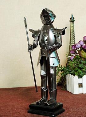 创意家居摆件各种金属铁艺武士系列手握欧式兵器工艺品60系列