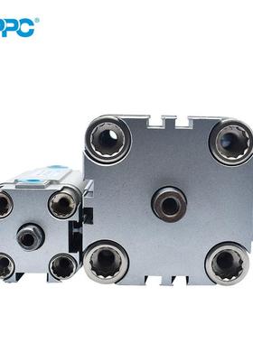 advu32-40气动薄型气缸机械设备单杆压紧复动方型气缸气动元件