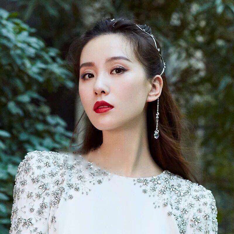 发箍后挂式带流苏吊坠女水晶气质发饰