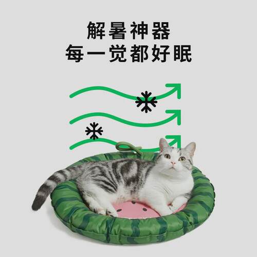 未卡西瓜西柚宠物冰垫降温冰窝狗狗凉垫猫咪凉席睡眠垫子夏季猫咪