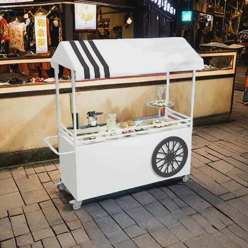 集市摆摊展示架夜市商业街小吃摊位货架商场活动铁艺遮阳棚架