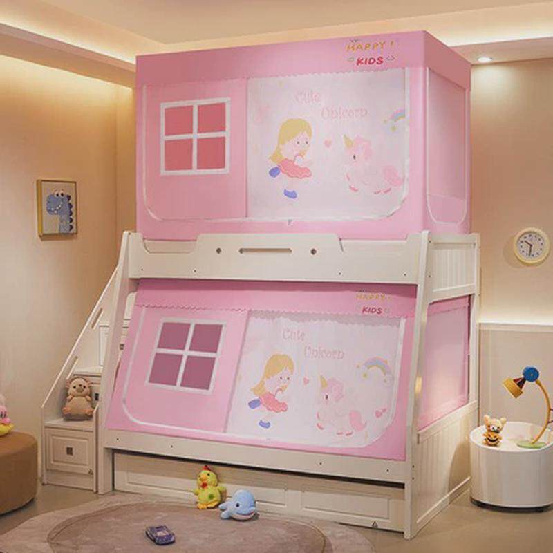 2024新款子母床蚊帐儿童男孩蒙古包上下铺专双层家用高低床帘帐篷,床上用品,蚊帐,淘宝优惠券,粉丝福利购,淘宝优惠卷