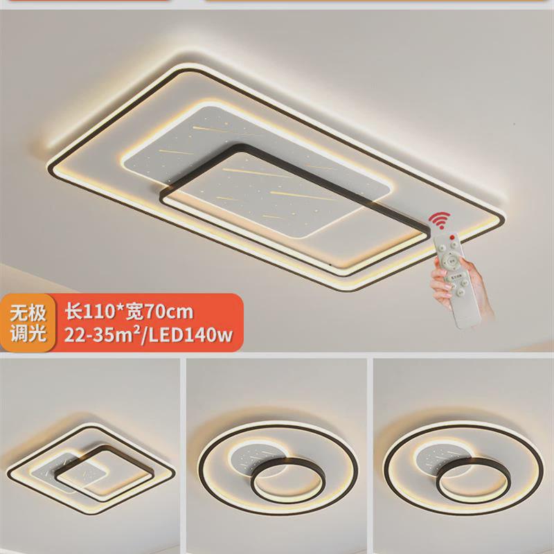 客厅主灯新款简约现代大气高级感吸顶轻奢大灯广东中山灯具大全