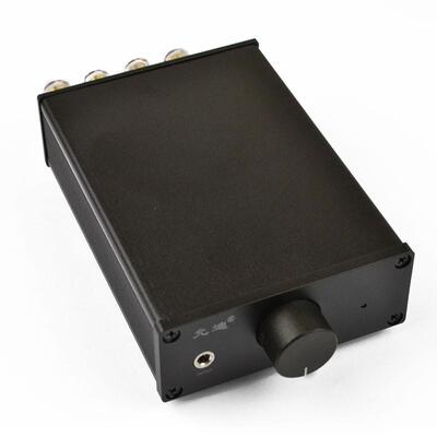 允迪家用TPA3116双声道D类HIFI纯后级2.0数字100W桌面发烧功放机