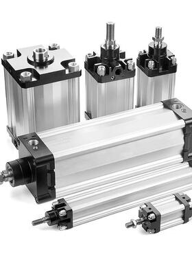 iso-气缸标准1320-63系列串联气缸镀烙活塞杆磁性两行程vdma