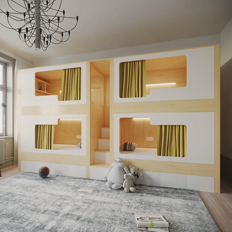 酒店上下床电竞太空舱青旅民宿学生宿舍双层床厂家直发上下子母床