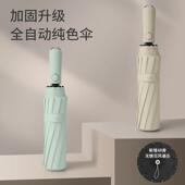 12骨全自动晴雨伞48骨双龙骨商务抗风折叠雨伞遮阳广告伞