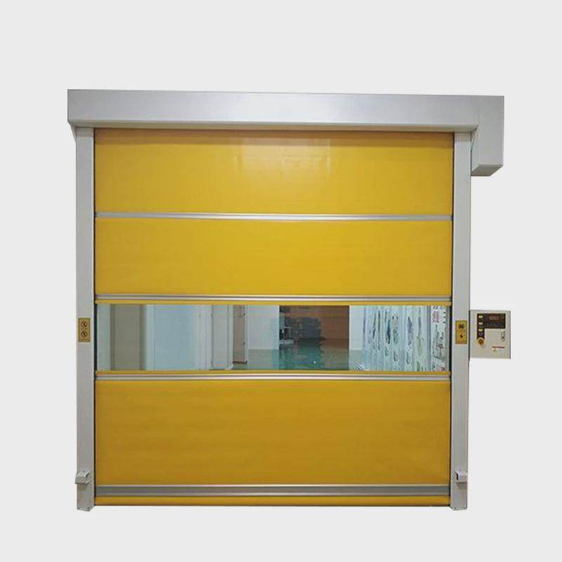 pvc快速卷帘门自动感应车库无尘车间保温快速门透明升降工业电动