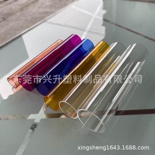 批发零售制作透明亚克力管有机玻璃圆管打孔封底激光攻牙法兰