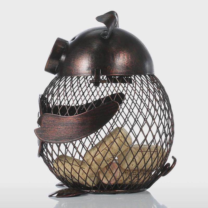 工艺品小猪小猪罐家居装饰品金属瓶塞储物罐桌面装饰摆件,家居饰品,装饰摆件,淘宝优惠券,粉丝福利购,淘宝优惠卷