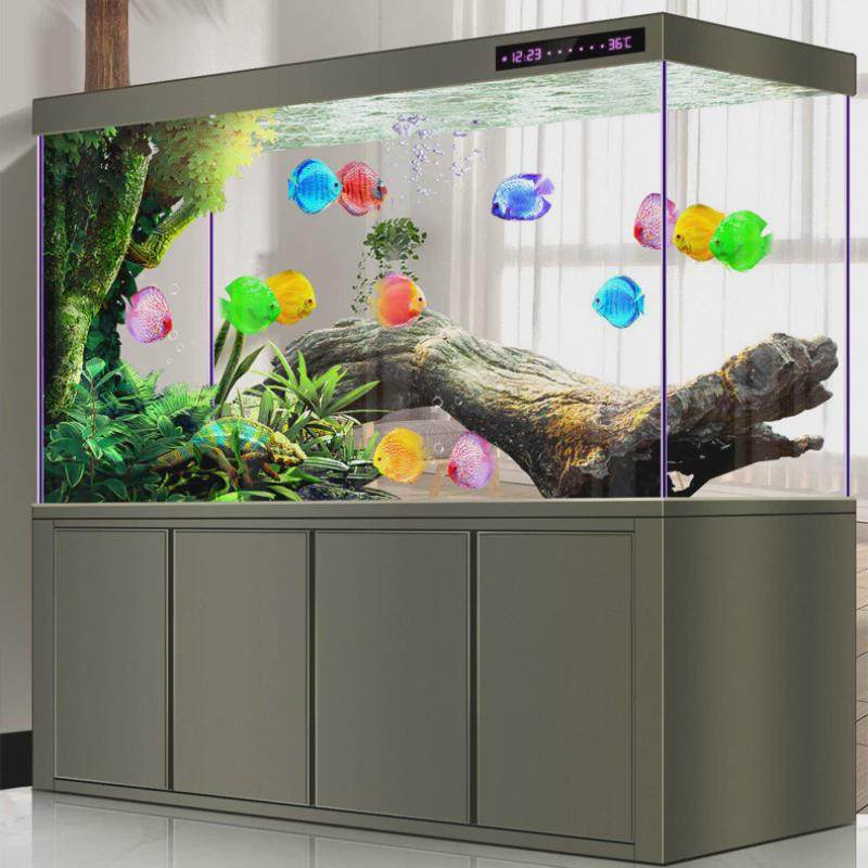 hp超白底滤鱼缸客厅家用中大型免换水水族玄关隔断玻璃屏风龙鱼缸,宠物/宠物食品及用品,桌面缸,淘宝优惠券,粉丝福利购,淘宝优惠卷