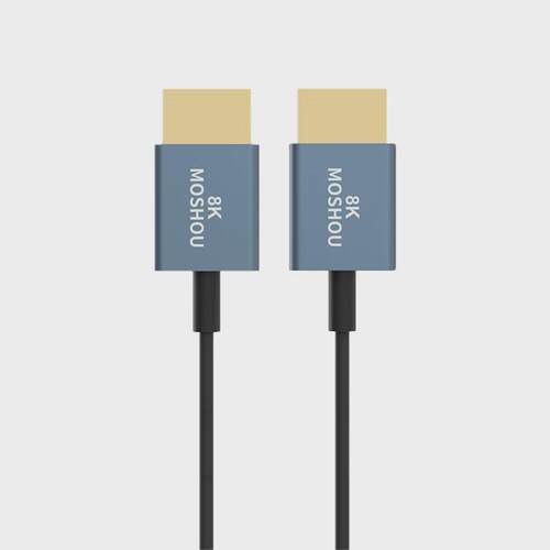 适用魔兽超细柔软同轴2.1版8K迷你Mini/Micro HDMI直播高清线4K 1