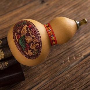 民族吹奏类乐器双音适用葫芦丝雕刻龙纹不可拆卸c调降b紫竹中小学