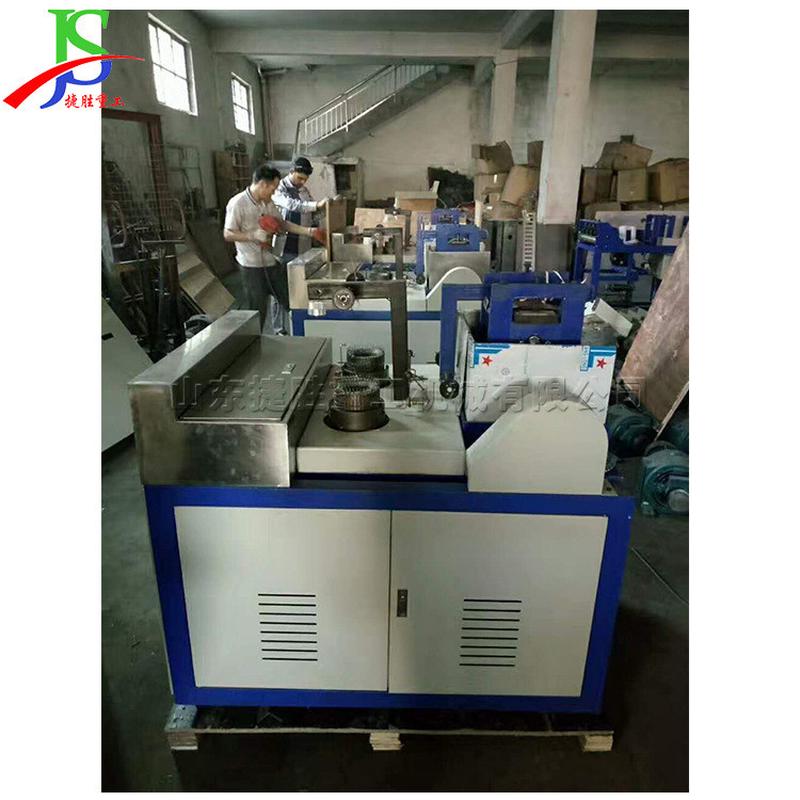 双层钢丝器机器不卡丝不断丝网机制清洁球不锈钢铁丝制造机