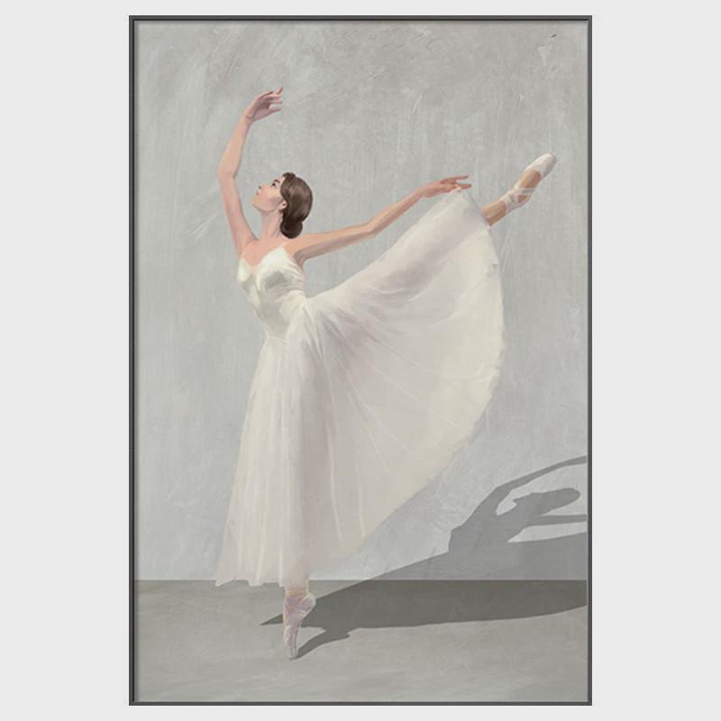 人物客厅落地画舞蹈室女孩芭蕾舞壁画轻奢艺术卧室瑜伽房玄关挂画