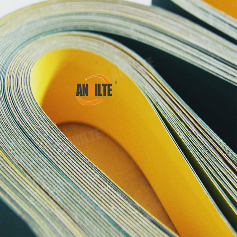 厂家供应定制耐高温带皮带双面色尼龙片基糊盒机粘盒机平面传动带