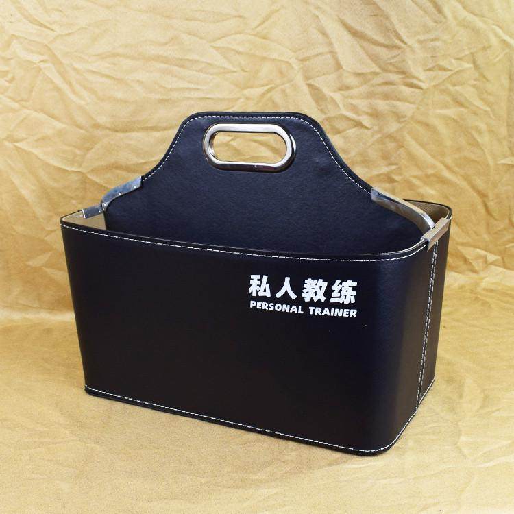 多功能健身房收纳篮私教工具篮皮革手提篮教练上课篮子酒店礼品篮,收纳整理,其他收纳篮,淘宝优惠券,粉丝福利购,淘宝优惠卷