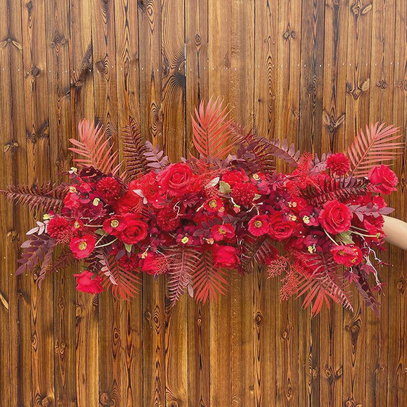 花地排花婚庆台t台路引婚礼现场布置条婚庆道具装饰花艺