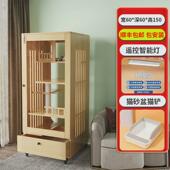 猫笼子家用不占地别墅小户型猫舍屋室内实木猫笼猫咪阳台猫柜