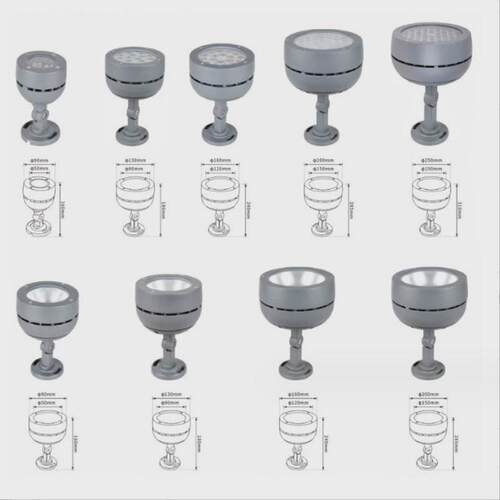 厂家供应led酒杯投光灯圆形照树灯户外防水广场桥梁公园投光灯具