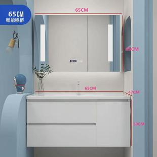 一体陶瓷浴室柜盆65cm75厘米85厘米95厘米105cm115cm洗漱台盆
