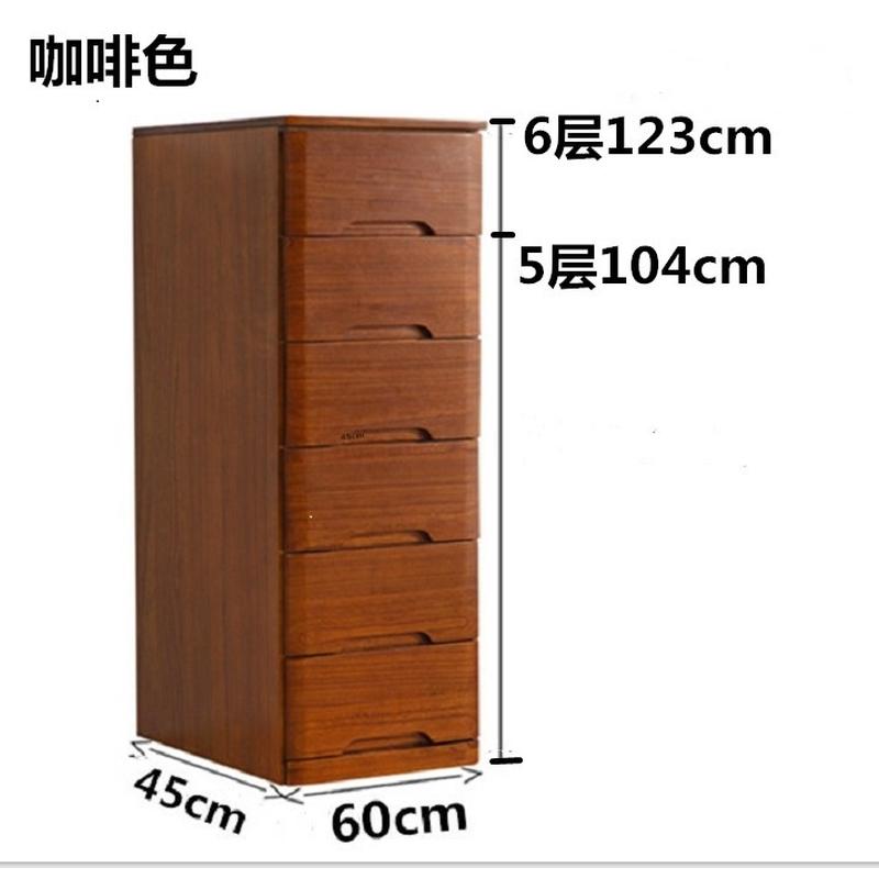 zb6m批发实木夹缝柜抽屉式收纳柜30/40/50cm缝隙窄边柜储物五斗柜