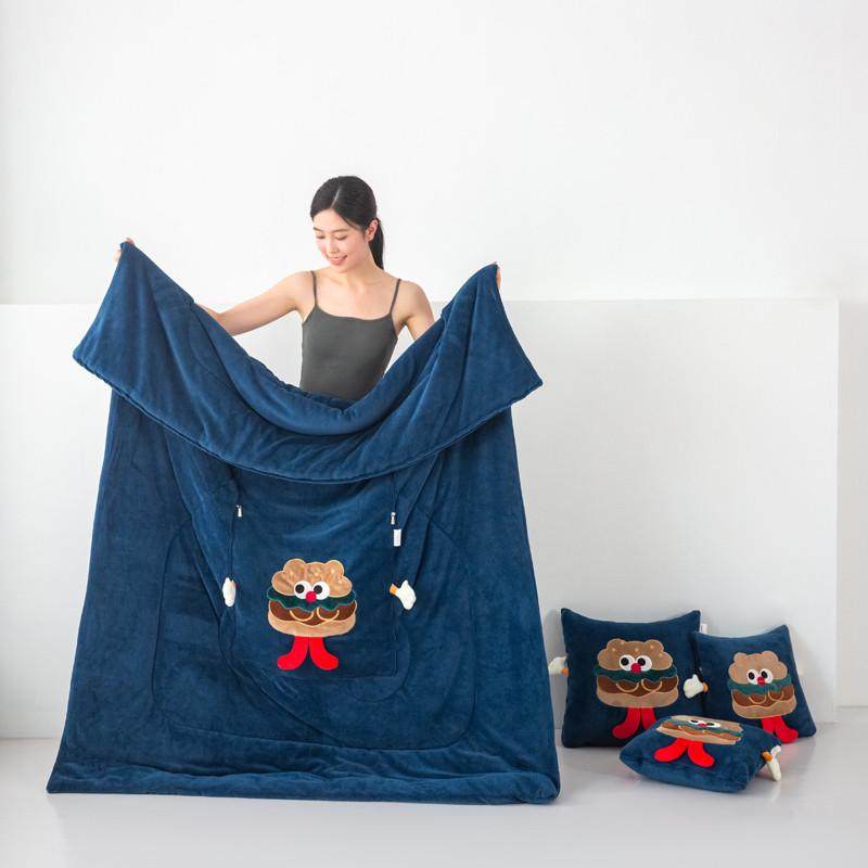 加厚抱枕被子两用沙发靠垫汽车枕头被可爱办公室午休空调毯保暖冬,居家布艺,抱枕被,淘宝优惠券,粉丝福利购,淘宝优惠卷