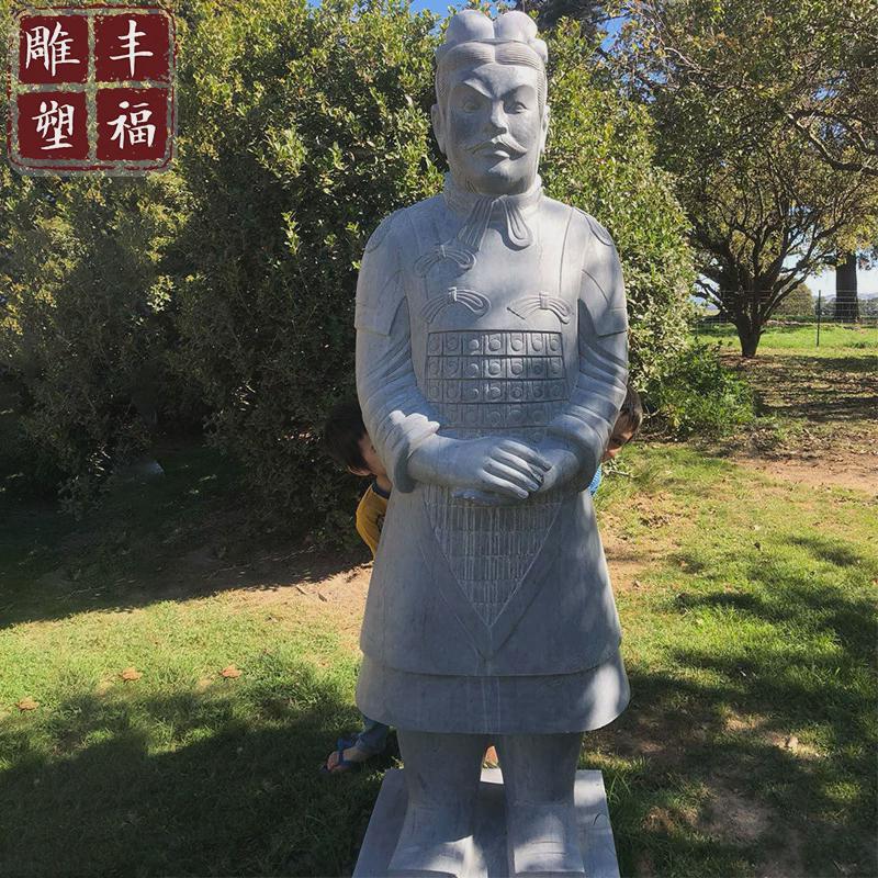 石雕兵马俑景区人物雕塑大理石石雕像兵马俑雕塑秦朝历史名人仿古