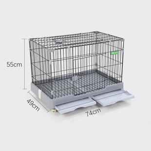 宠物笼方便清理 家用小逸dt猫笼子兔笼狗笼养殖创中大型抽屉款
