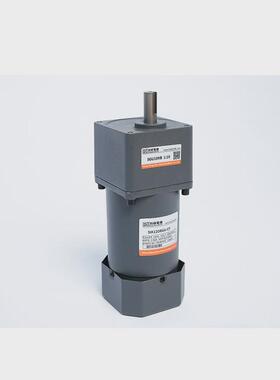 交流60w220v流水线调速电机多功能正反转90w250w单相齿轮减速电机