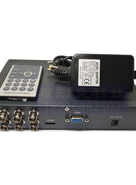 ahd/tvi/四路/d1cvi分割器同轴高清4路分割器画面处理器