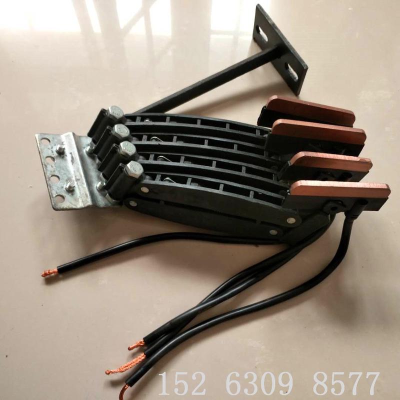 山东滑触线集电器现货供应集电器碳刷滑线-jd40a无接缝aqhx集电器