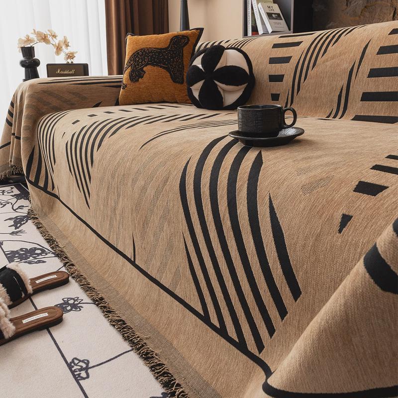 简约高级感一体式全盖2024年新款沙发盖布巾四季通用沙发坐垫