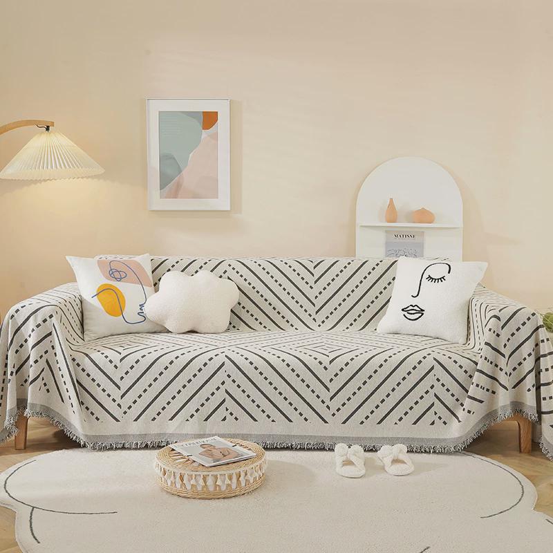 2022ins风防猫抓沙发套罩巾北欧简约沙发盖布四季通用靠背巾盖巾