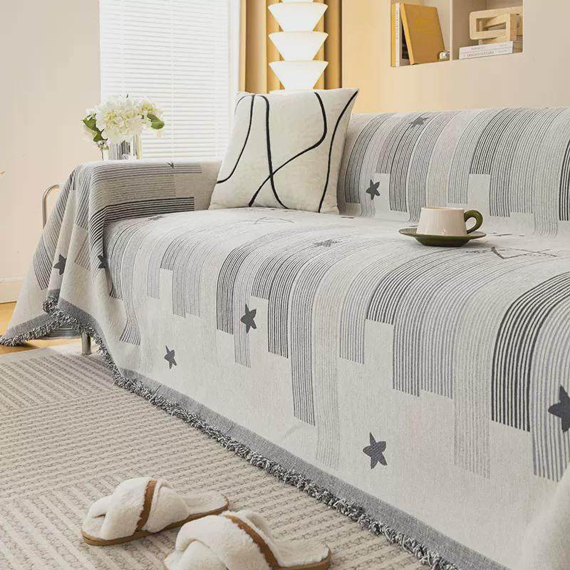 雪尼尔沙发巾巾ins风沙发毯2024新款沙发盖布套罩四季通用防滑垫,居家布艺,沙发垫,淘宝优惠券,粉丝福利购,淘宝优惠卷