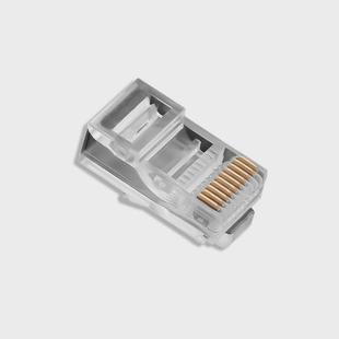10P10C純銅鍍金水晶頭10芯水晶頭RJ48掃碼 槍專(zhuān)用水晶頭現(xiàn)貨熱銷(xiāo)