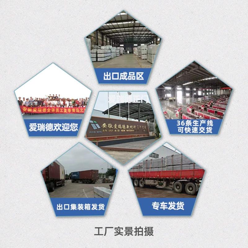 源头现货供应共挤圆孔塑胶木塑地板户外楼顶二代家用空心塑木地板