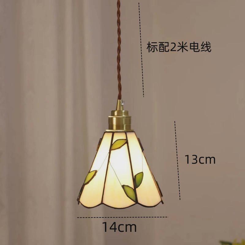 中古美式北欧蒂凡尼民宿胡桃木餐厅卧室床头吧台书房黄铜吊灯