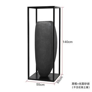 饰摆件 定制户外玻璃钢花盆厂家室内简约铁艺花架客厅大号落地装