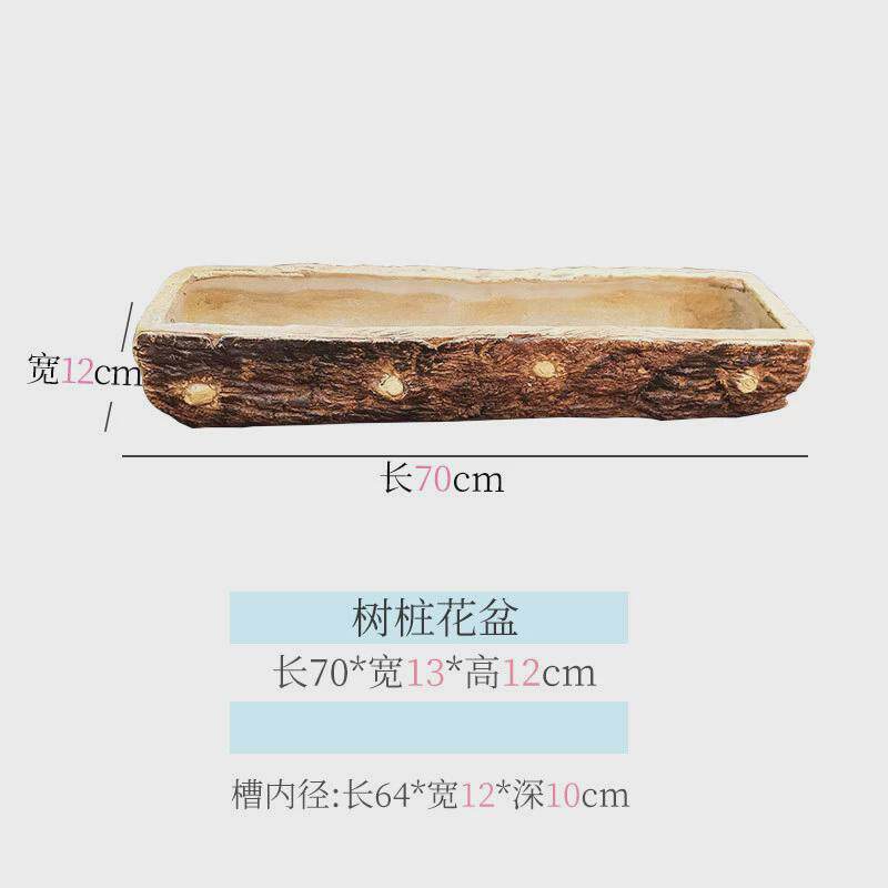 卡通娃娃小孩摆件树桩花盆多肉户外造景可爱花园杂货装饰庭院布置